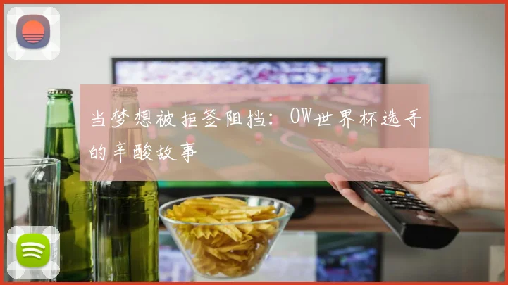 当梦想被拒签阻挡：OW世界杯选手的辛酸故事