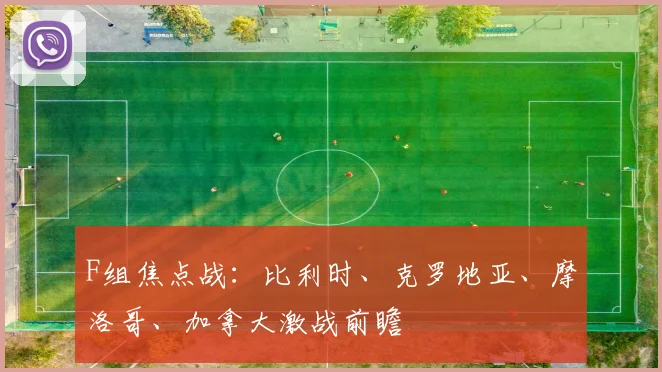 F组焦点战:比利时、克罗地亚、摩洛哥、加拿大激战前瞻
